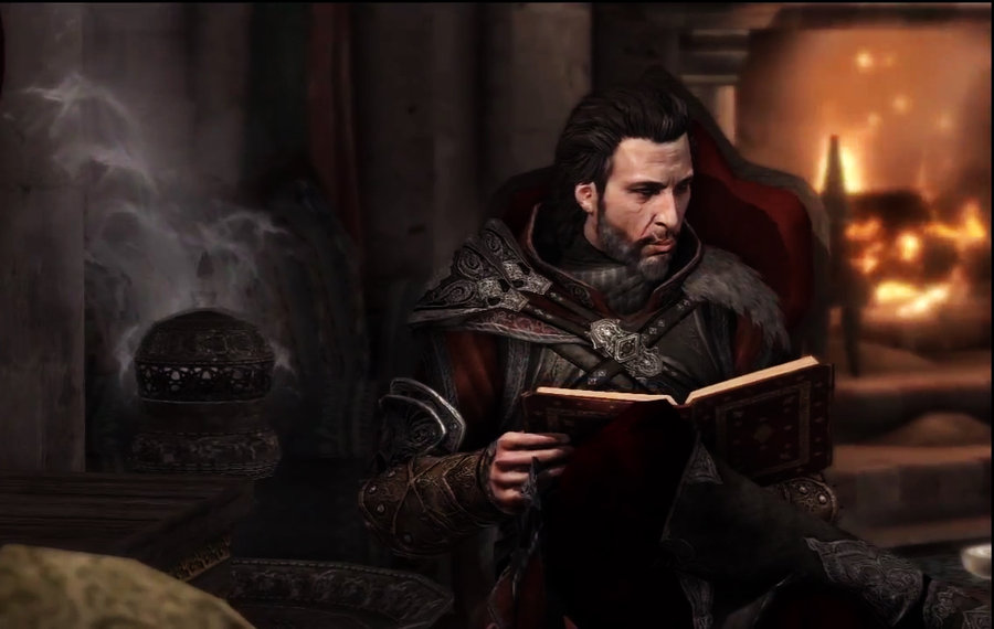 ezio_reading_book_by_sniperwolf_uae-d4giazp