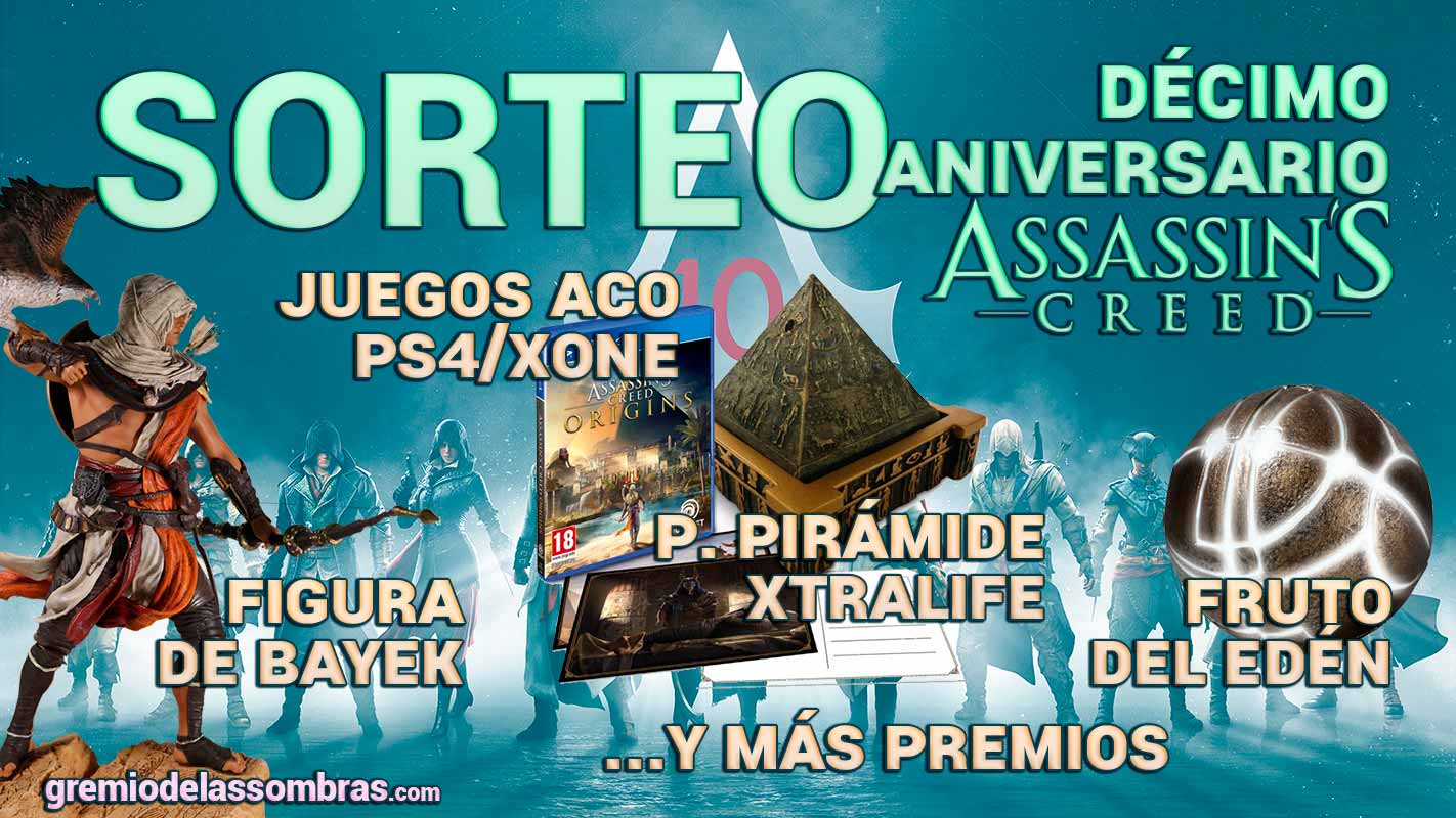 Sorteo especial Décimo Aniversario de Assassin’s Creed