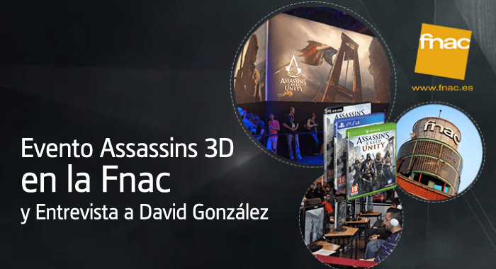 Evento Assassins 3D en la Fnac