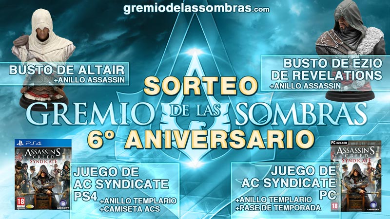Sorteo especial 6º Aniversario del Gremio de las Sombras